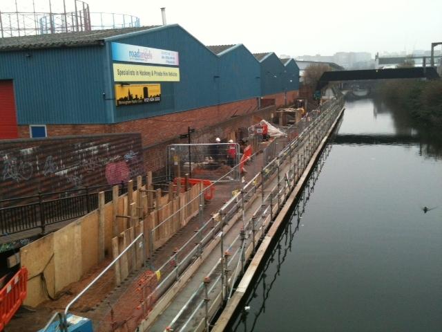Birmingham & Fazeley Canal Cable Repair